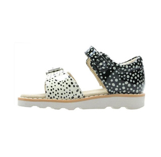 Clarks Crown Bloom Toddler 26141123 Λευκό-Μαύρο