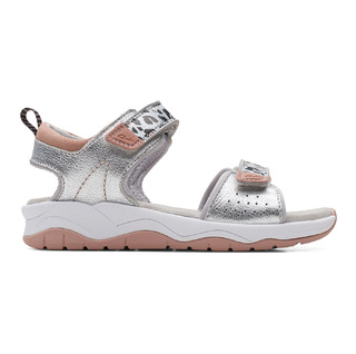 Clarks Clowder Print K 26166127 Ασημί