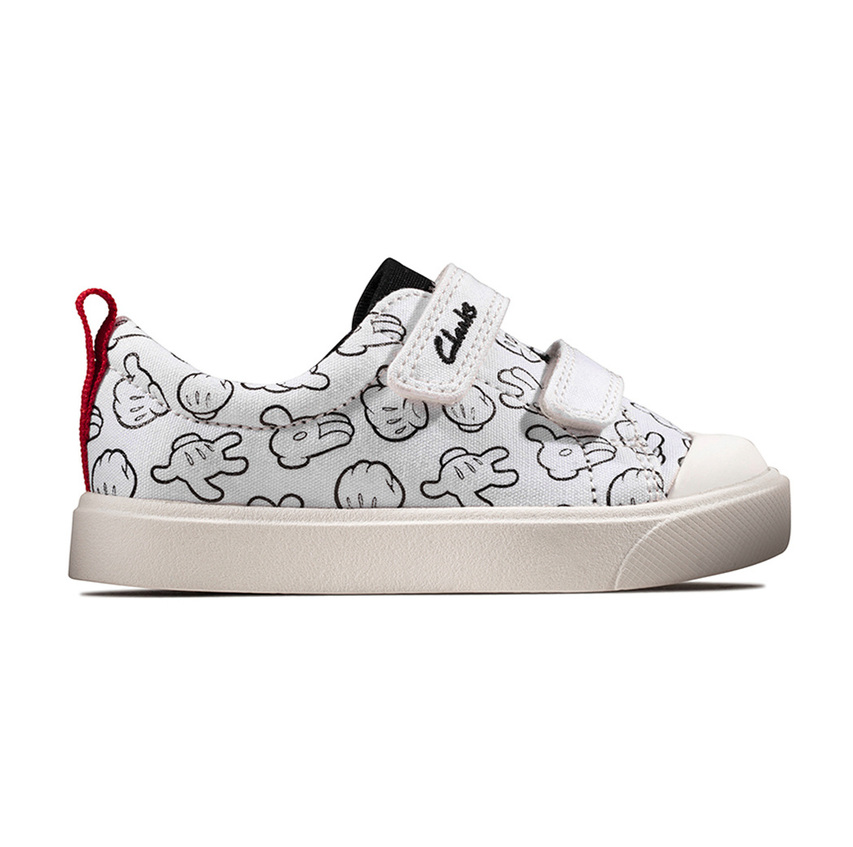 Clarks City Glove T Disney Λευκό