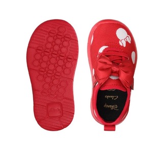 Clarks Ath Bow Toddler Disney 26142411 Red