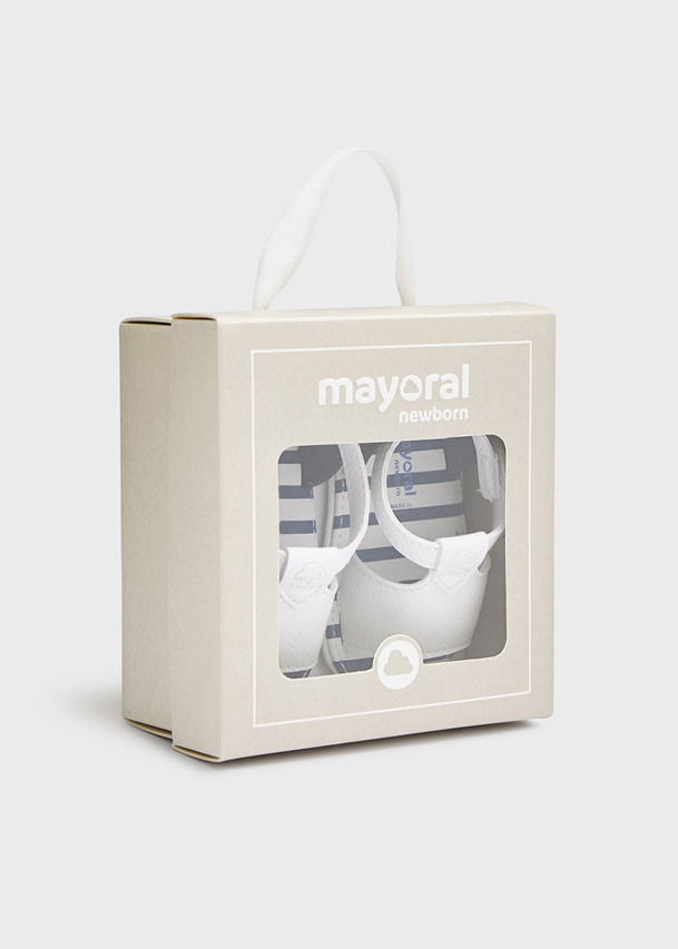 Mayoral αγκαλιάς πέδιλο 09508-023 Λευκό-Μπλε