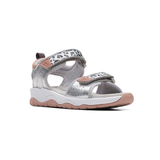 Clarks Clowder Print K 26166127 Ασημί